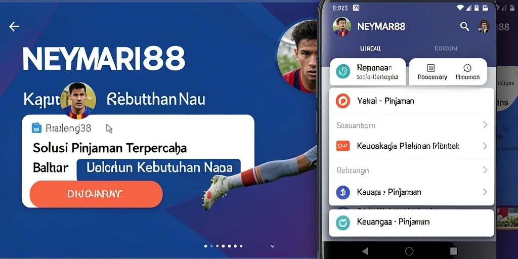 Antarmuka aplikasi NEYMAR88 yang sederhana dan intuitif.
